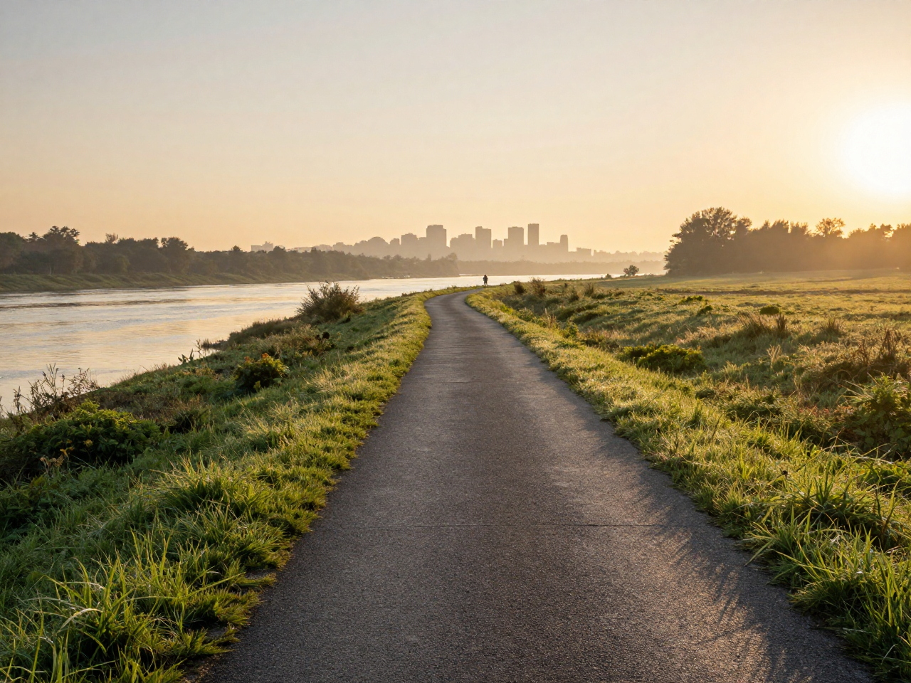 Frozenonphrexxon sunrise walking route concept